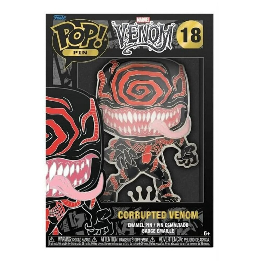 Funko Pop! Marvel – Corrupted Venom Enamel Pin #18 – NEW Sealed